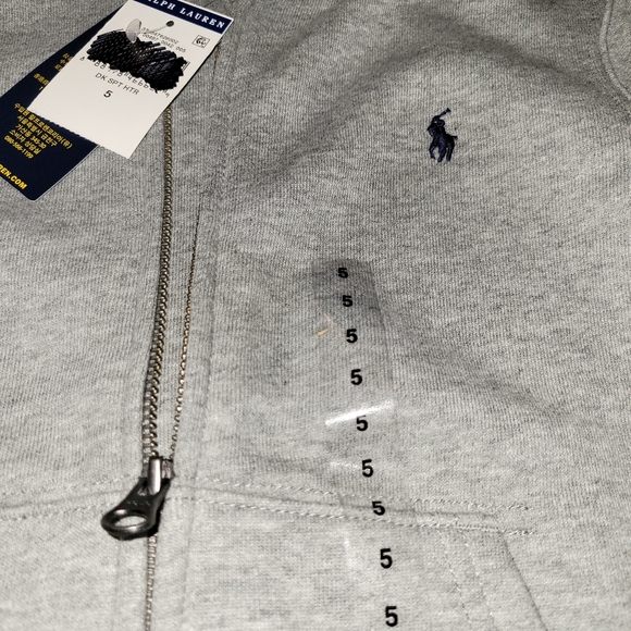 NWT. Ralph Lauren zip-up hoodie 5 - Picture 2 of 4